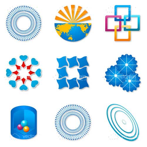 Abstract Geometric Icons